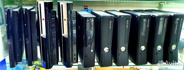 Xbox 360 Е, Slim 250Г freeboot 150 игр+ретро игры