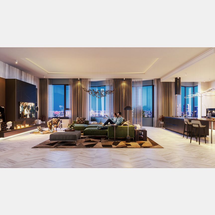 2-к. квартира, 67,1 м², 19/28 эт.