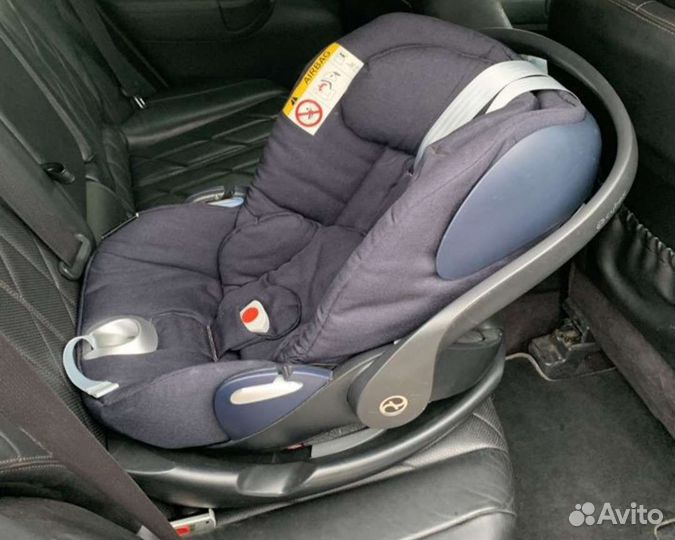 Автолюлька cybex cloud q с базой isofix