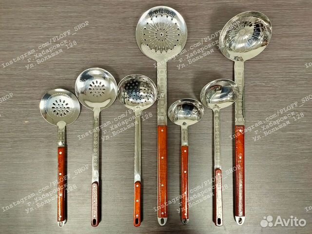 Шумовка и Половник для казана