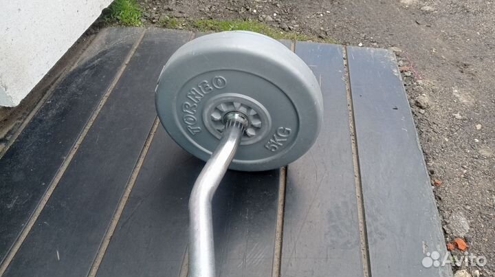 Штанга гриф блины бу