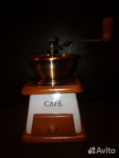 Кофемолка Медь Дерево Керамика