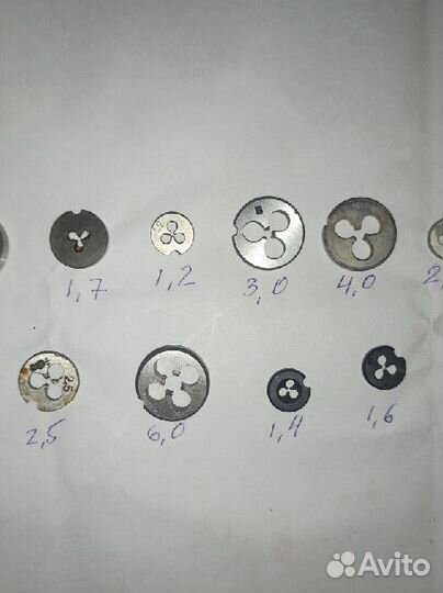 Набор плашек СССР