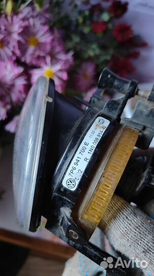 Противотуманная фара vw touareg