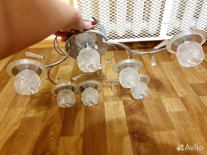 Люстра потолочная бу
