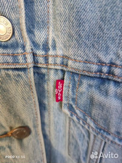 Джинсовая куртка женская levis