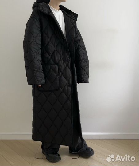 Стеганое пальто