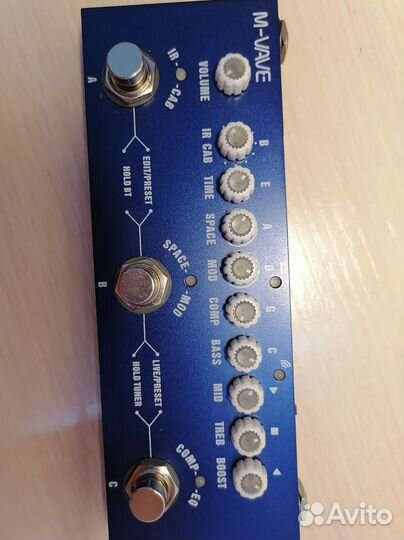 Педаль эффектов для басс гитары M-vave baby BASF
