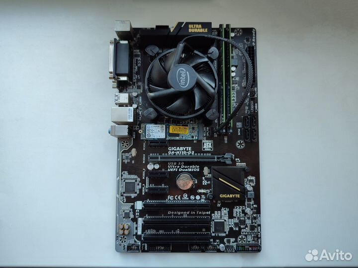 Процессор i3-7100 + мать, M2 и оперативная 8 гб