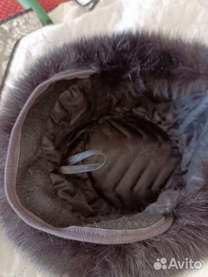 Шапка женская песец