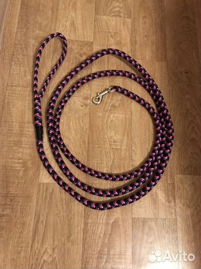 Ошейники и поводки для собак из паракорда и шнура