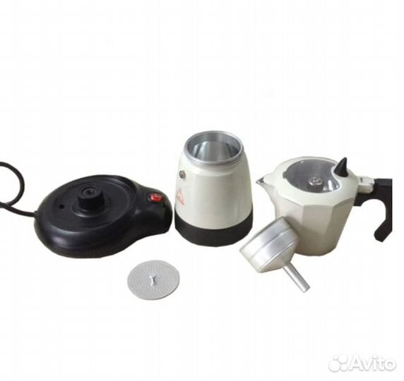 Кофеварка электрическая гейзерная новая в коробке