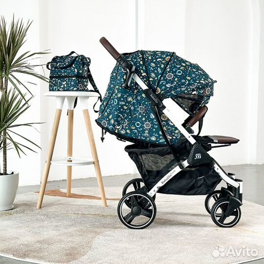 Коляска Babalo Future 2023. Океан. Новая