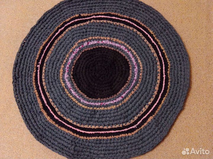 Тканевые коврики по методике rag crochet