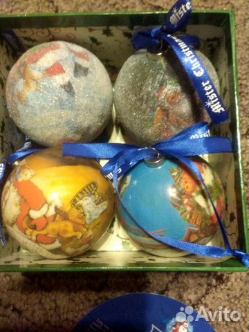 Набор новогодних шаров новый