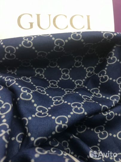 Платок gucci шелк-шерсть