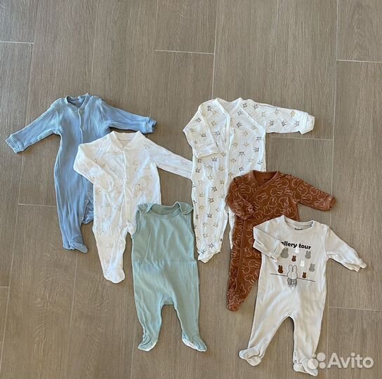 Одежда на малыша 0-6 месяцев