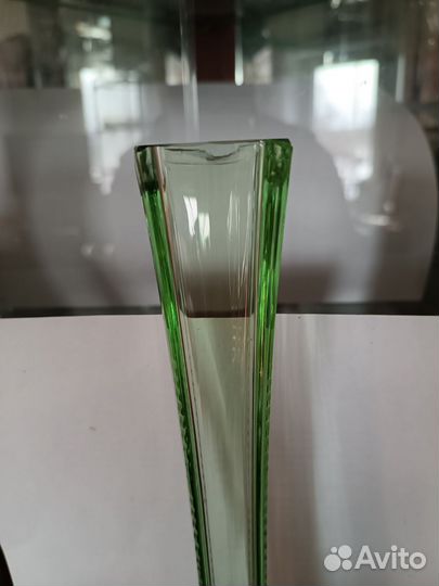 Ваза для цветов цветное стекло СССР