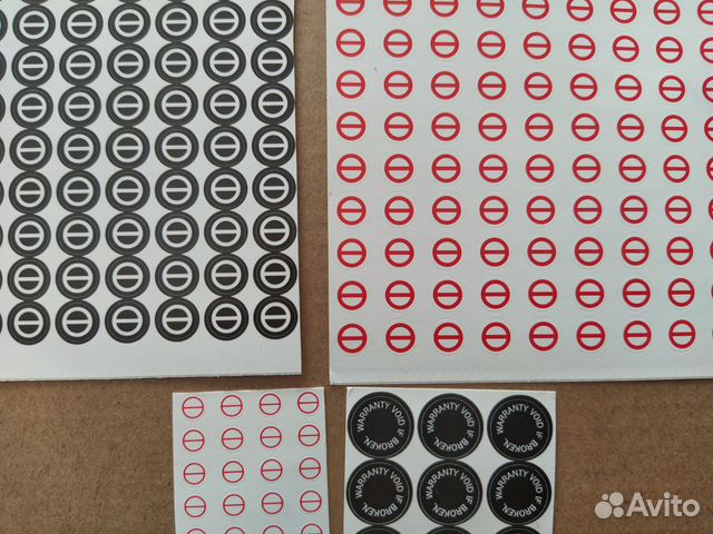 Пломбы для видеокарт