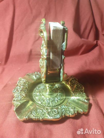 Пепельница-спичечница, бронза