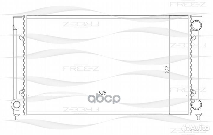 Радиатор KK0199 free-Z