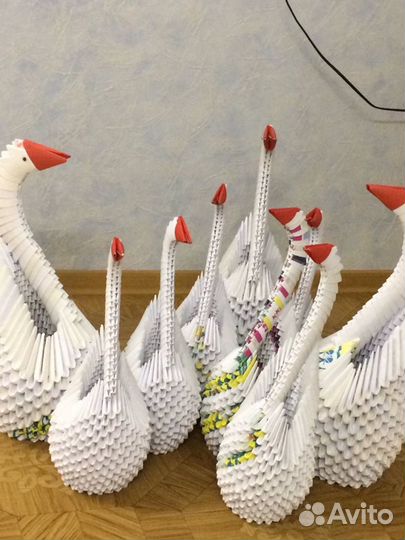 Оригами -лебедь