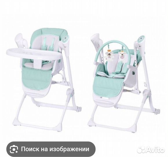 Детские электронные качели шезлонг