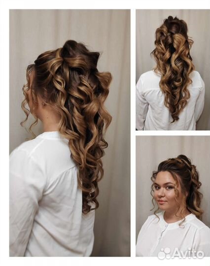 Прическа/макияж/брови/ресницы/окрашивание/стрижка