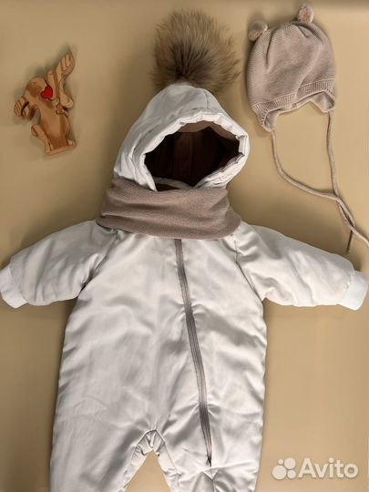 Демисезонный комбинезон для девочки кактак 74