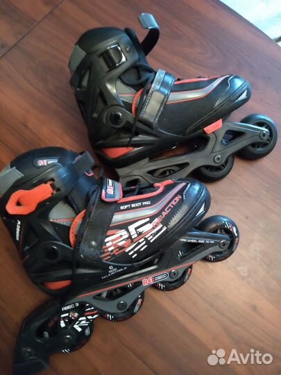 Роликовые коньки детские раздвижные р. 31-36