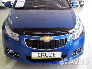 Дефлектор капота темный chevrolet cruze 2009-2015