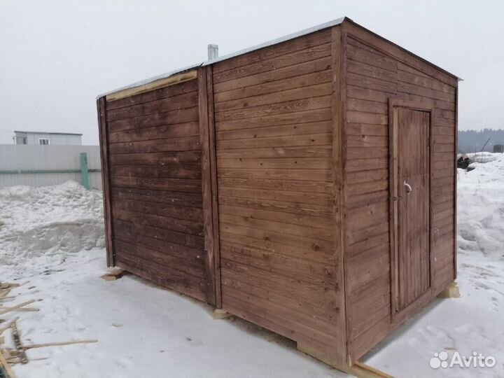 Баня из бруса наличии