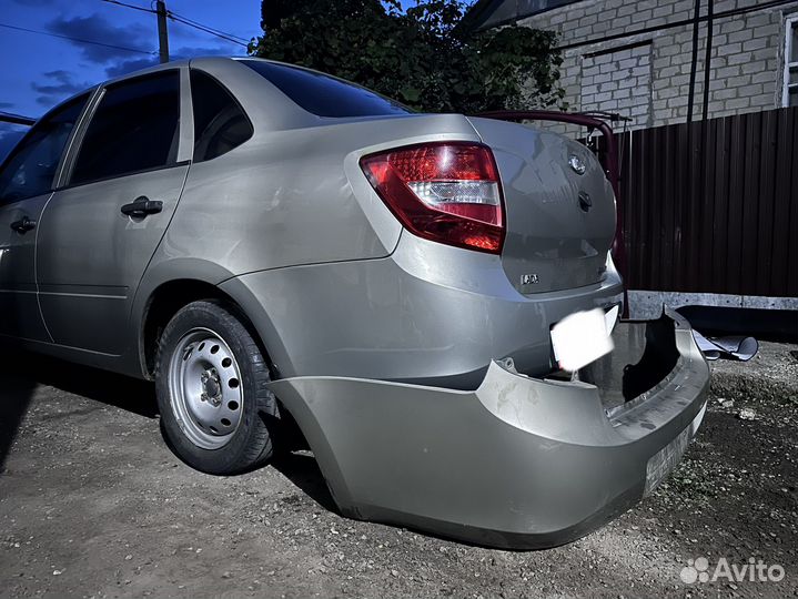 Бампер задний лада гранта