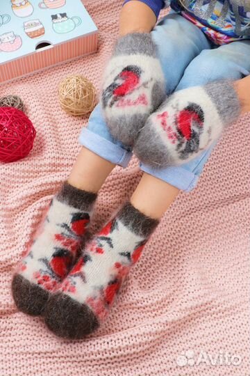 Детские носки натуральная шерсть