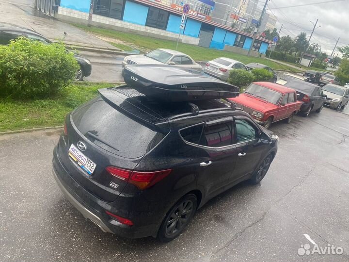 Бокс на крышу Lux Major 460 Hyundai Santa Fe 2012