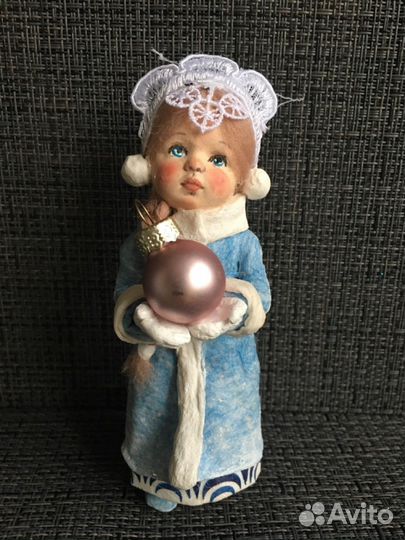 Ватные елочные игрушки