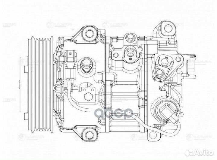 Компрессор кондиц. для ам Toyota RAV 4 (13) 2