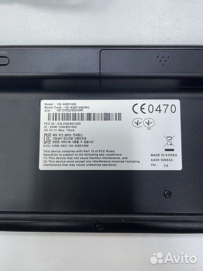 Клавиатура беспроводная Samsung VG-KBD1000