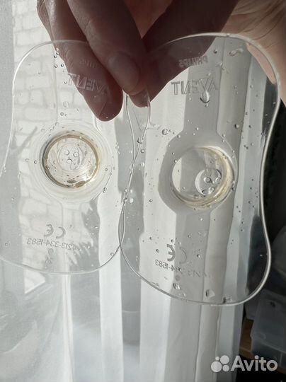 Силиконовые накладки для кормления Avent S 15мм