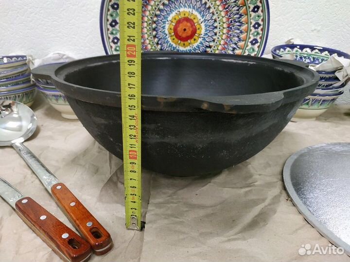 Казан чугунный 10л Узбекский