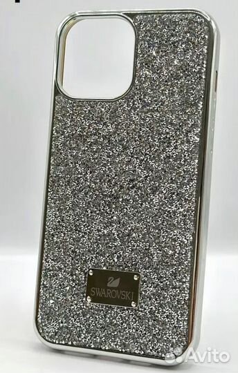 Чехол на iPhone 14 pro max со стразами swarovski