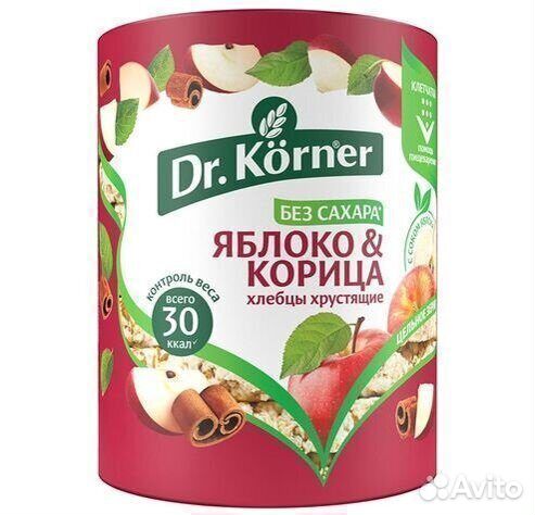 Опт - Хлебцы Dr. Korner Злаковый Коктейль с яблок