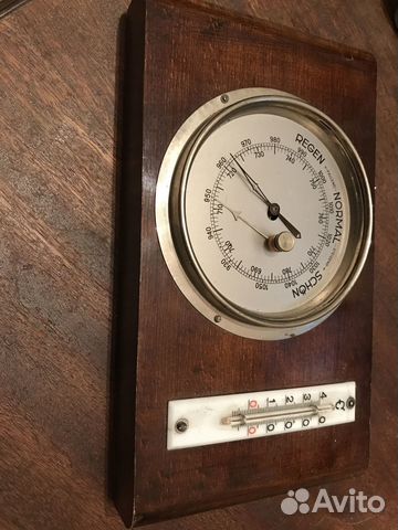 Барометр с термометром в баню