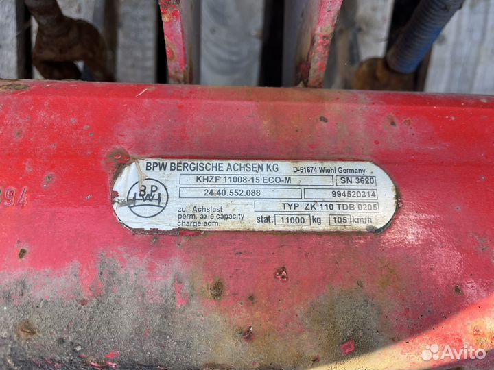 Ось оси бпв bpw в сборе