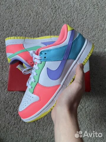 Кроссовки nike dunk low easter