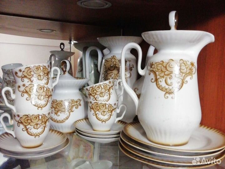 Сервиз кофейный СССР Полтавский фарфор
