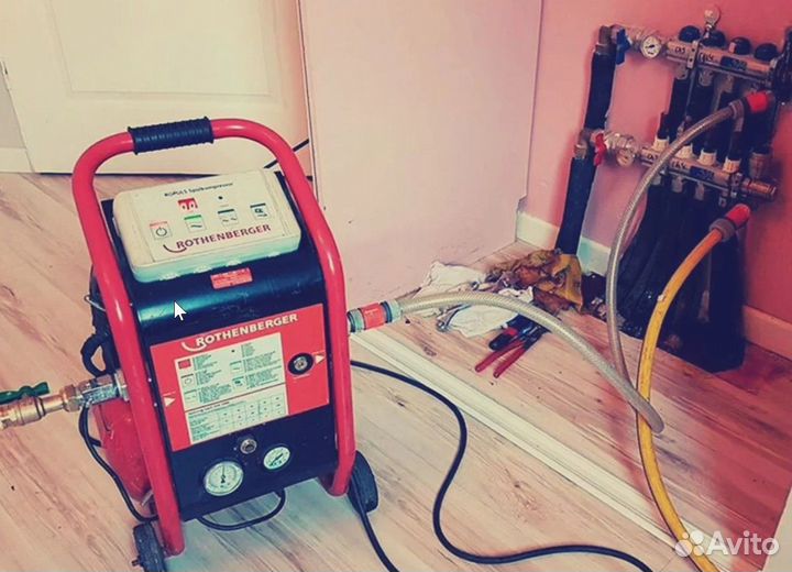 Промывка системы отопления теплообменников котлов