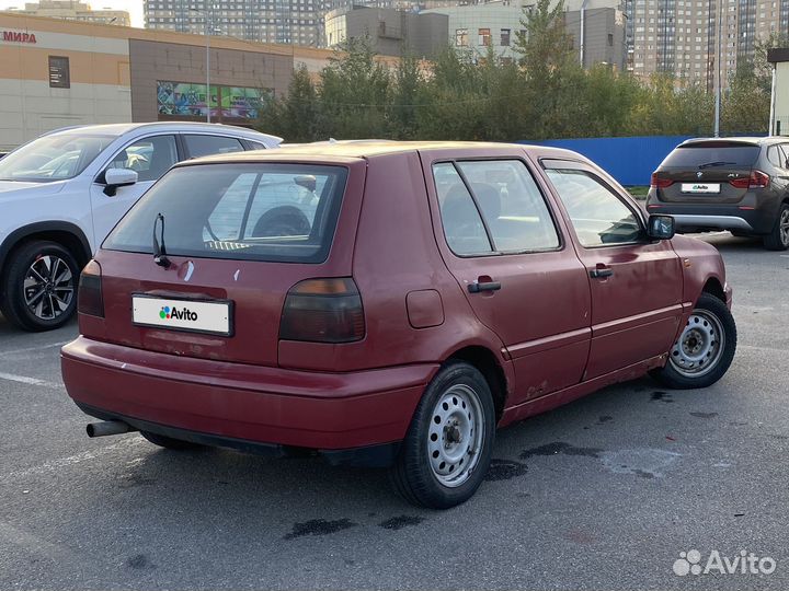 Volkswagen Golf 1.8 МТ, 1996, 382 000 км