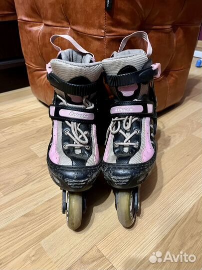 Ролики раздвижные Cougar размер 32-35