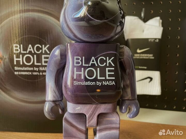 Bearbrick 400 Black Hole by nasa